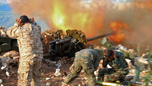 Militares sirios en la provincia de Latakia, foto de archivo - Sputnik Mundo