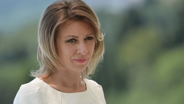 María Zajárova, portavoz del Ministerio de Exteriores de Rusia - Sputnik Mundo