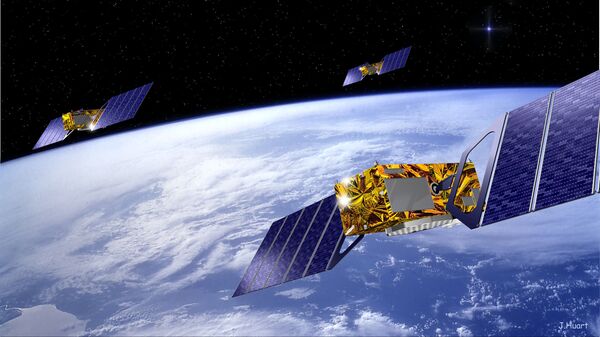 Sistema de satélites Galileo (imagen referencial) - Sputnik Mundo