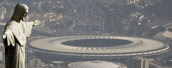 El estadio de Maracaná en Río de Janeiro, Brasil El estadio de Maracaná en Río de Janeiro, Brasil - Sputnik Mundo