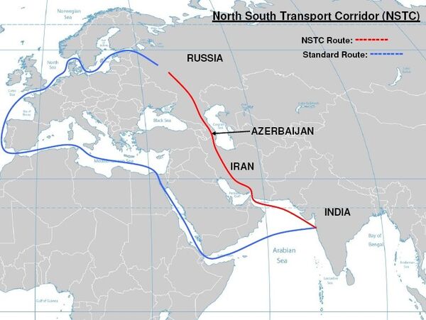 El corredor de transporte Norte-Sur El corredor de transporte Norte-Sur - Sputnik Mundo