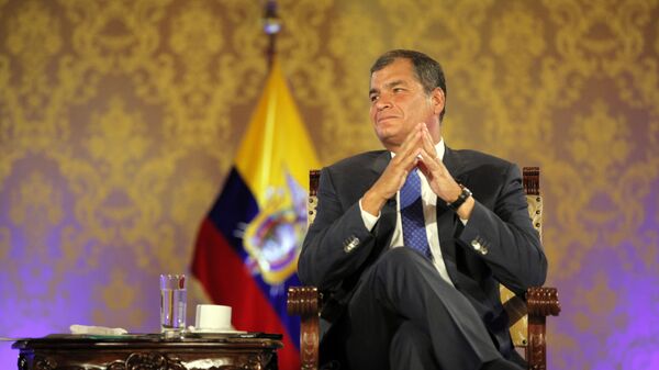 Rafael Correa, el expresidente de Ecuador  - Sputnik Mundo