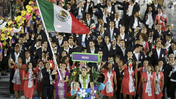 El equipo de México en la ceremonia de inauguración de los Juegos Olímpicos - Sputnik Mundo