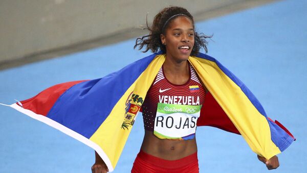 La atleta venezolana Yulimar Rojas (Archivo) - Sputnik Mundo