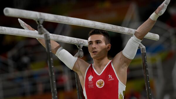 Gimnasta ruso David Beliavski gana bronce en barras paralelas masculino en Río de Janeiro - Sputnik Mundo