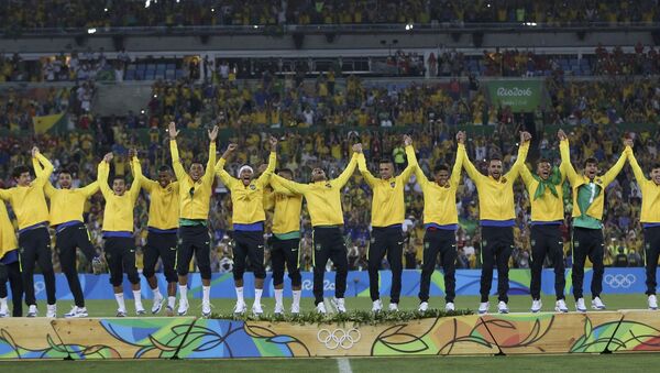 El equipo de fútbol de Brasil - Sputnik Mundo