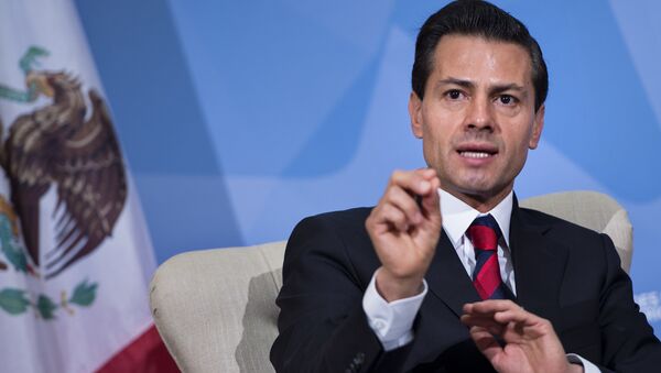 Enrique Peña Nieto, presidente de México (archivo) - Sputnik Mundo