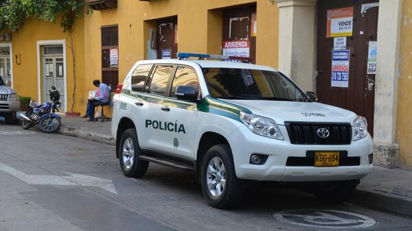 Un coche policial en Colombia (archivo) - Sputnik Mundo