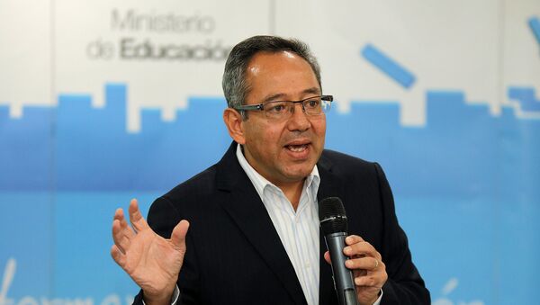 Augusto Espinosa, ministro de Educación de Ecuador - Sputnik Mundo