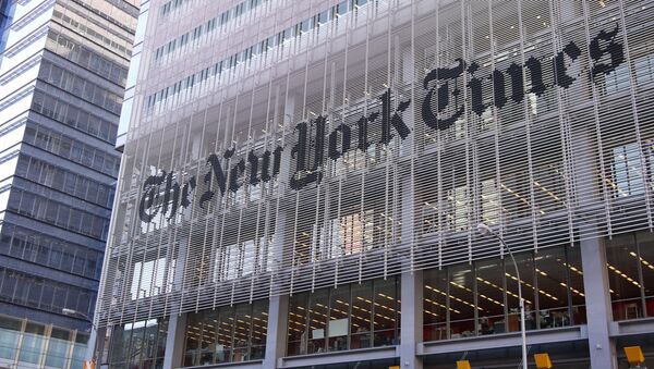 El edificio del diario The New York Times en Nueva York - Sputnik Mundo