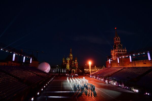 Ensayo final de la apertura del festival Spasskaya Bashnia - Sputnik Mundo