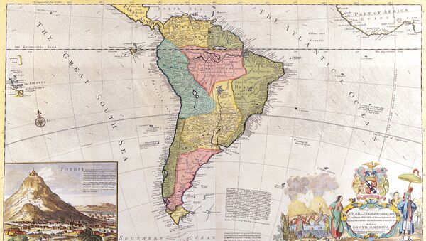 Antiguo mapa de América Latina - Sputnik Mundo