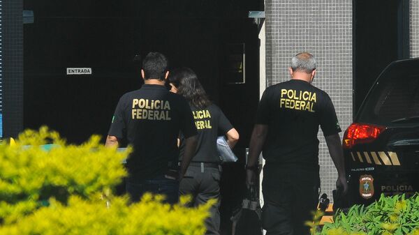 Agentes de la Policía Federal de Brasil (archivo) - Sputnik Mundo
