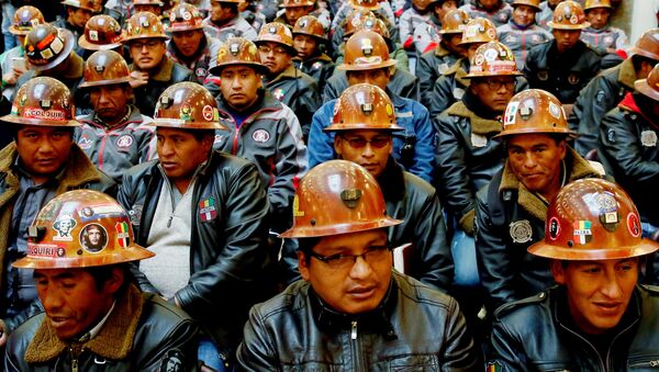 Mineros de Bolivia - Sputnik Mundo