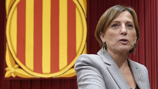 Carme Forcadell, presidenta del Parlamento de Cataluña - Sputnik Mundo