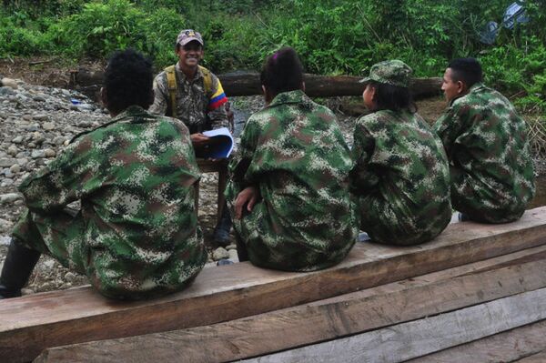 Guerrilleros de las FARC Guerrilleros de las FARC - Sputnik Mundo