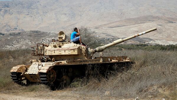 Un tanque en los Altos de Golán - Sputnik Mundo