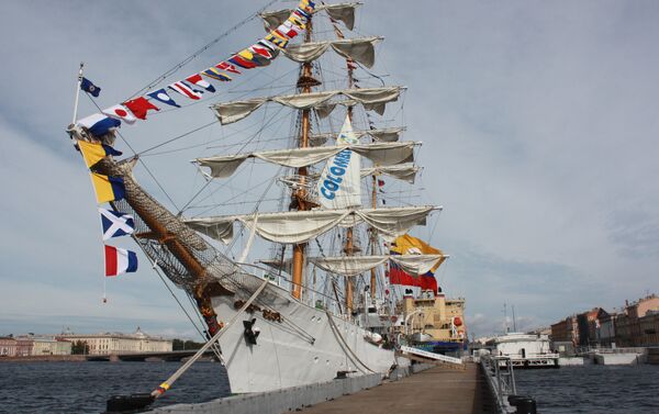 El buque colombiano Gloria en San Petersburgo - Sputnik Mundo