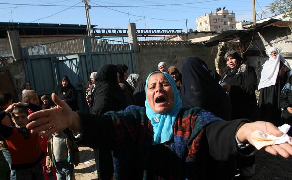 Mujeres palestinas en Gaza Mujeres palestinas en Gaza - Sputnik Mundo