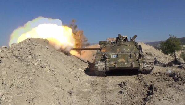 La ofensiva del Ejército sirio contra los terroristas en Latakia - Sputnik Mundo