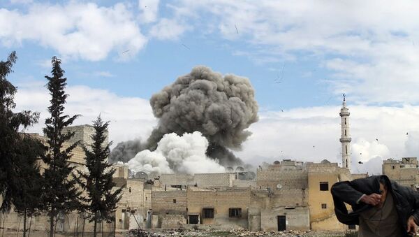 Una explosión en Alepo (Archivo) - Sputnik Mundo
