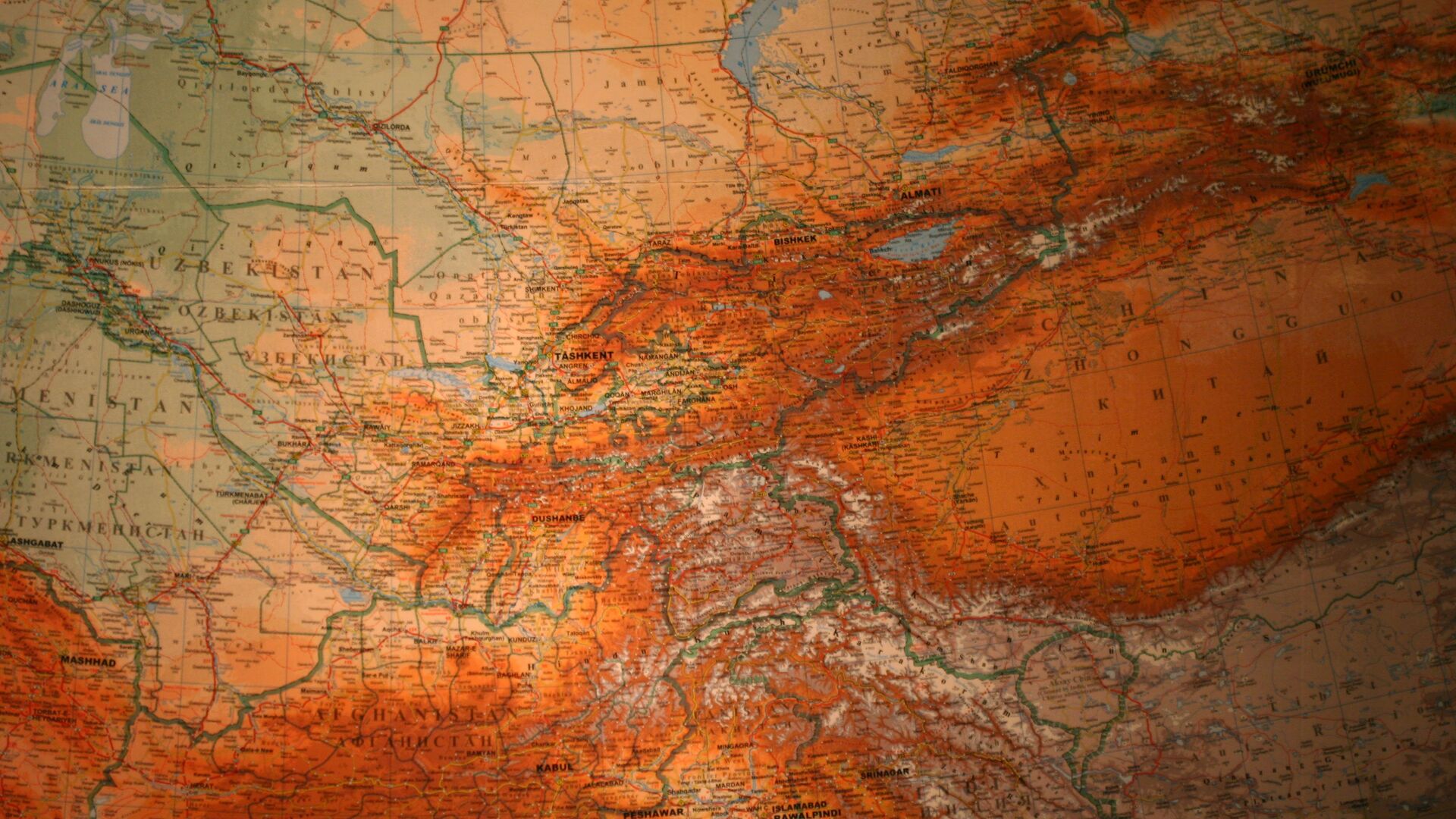 El mapa de Asia Central - Sputnik Mundo, 1920, 23.08.2021