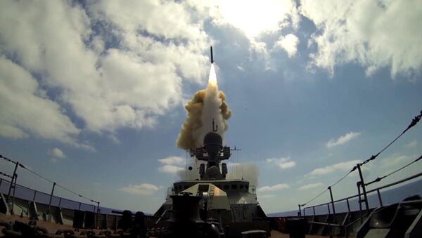 Kalibr cruise missiles fired at Jabhat Al-Nusra from Mediterranean Sea - Sputnik Mundo