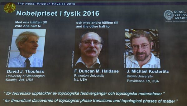 El Premio de Nobel de Física de 2016 - Sputnik Mundo
