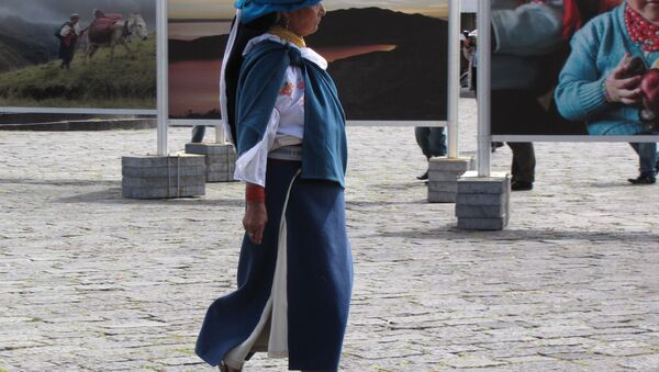 Mujer en Quito, Ecuador - Sputnik Mundo