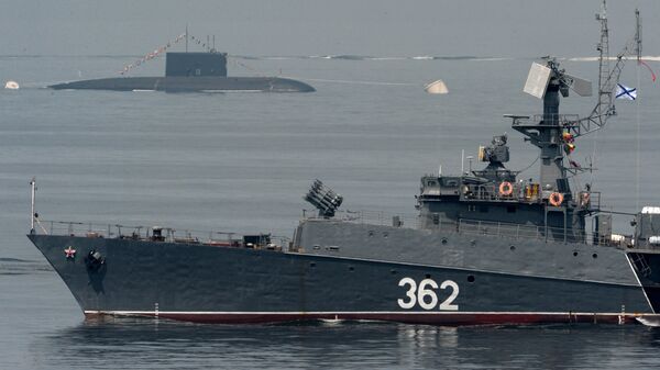 Un buque militar ruso (archivo) - Sputnik Mundo