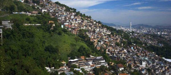 Una favela en Río de Janeiro Una favela en Río de Janeiro - Sputnik Mundo