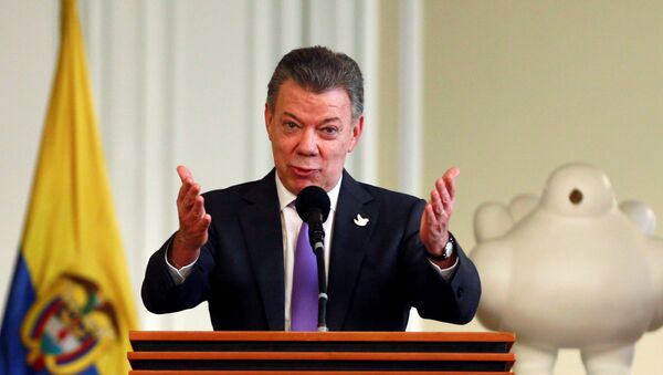 Juan Manuel Santos, presidente de Colombia (archivo) - Sputnik Mundo