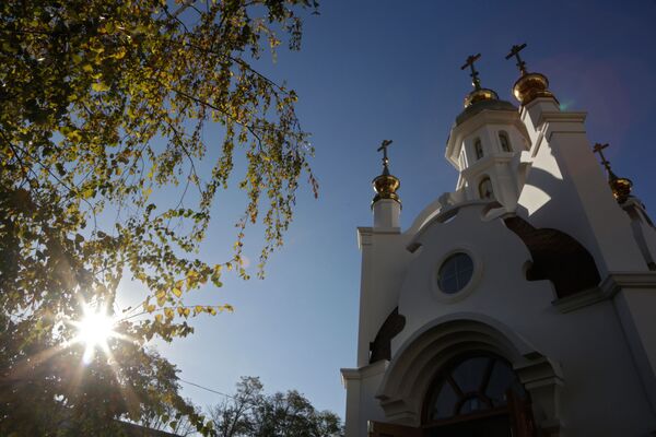 Natalia Poklónskaya acude a la apertura de una capilla en Crimea Natalia Poklónskaya acude a la apertura de una capilla en Crimea - Sputnik Mundo