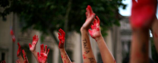 Marcha contra la violencia de género (archivo) Marcha contra la violencia de género (archivo) - Sputnik Mundo