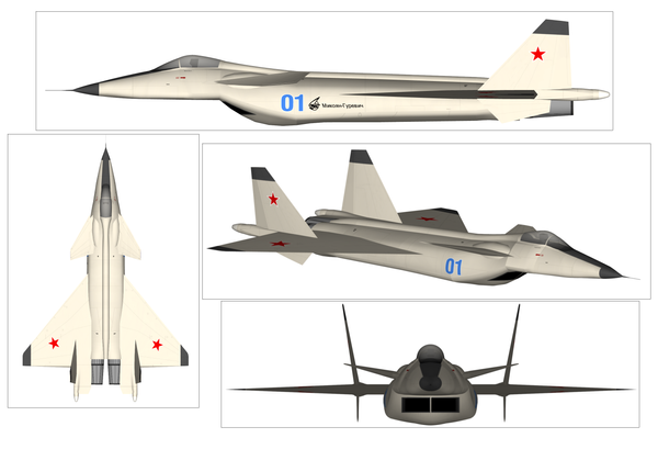 El modelo del MiG 1.44 en tres dimensiones El modelo del MiG 1.44 en tres dimensiones - Sputnik Mundo