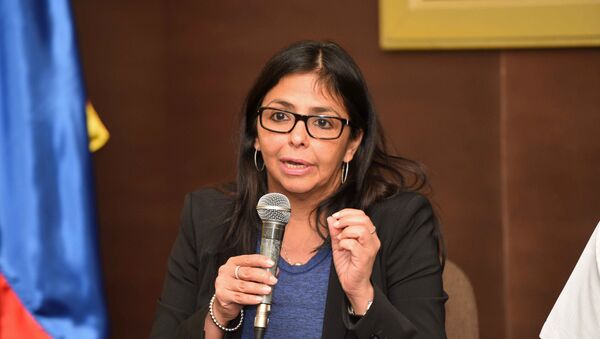 Delcy Rodríguez, ministra de Exteriores de Venezuela (archivo) - Sputnik Mundo