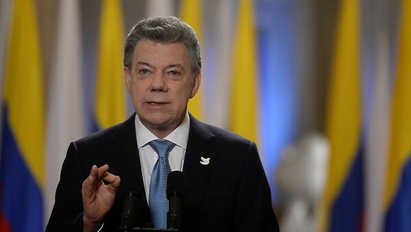 Juan Manuel Santos, el presidente de Colombia - Sputnik Mundo
