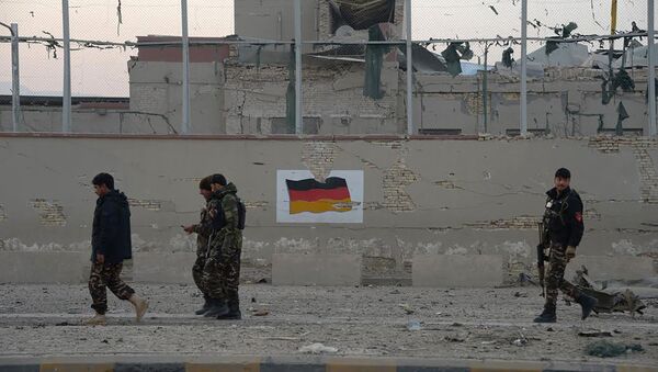 Bandera de Alemania en Afganistán - Sputnik Mundo