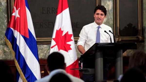 El primer ministro de Canadá, Justin Trudeau en Cuba - Sputnik Mundo