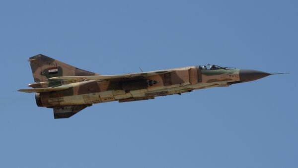 Caza MiG-23 de las Fuerzas Aéreas de Siria - Sputnik Mundo