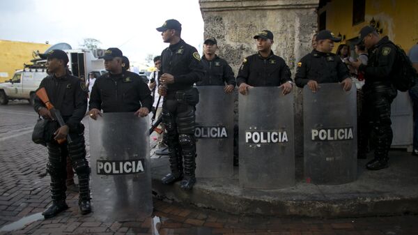 Los policías colombianos (Archivo) - Sputnik Mundo