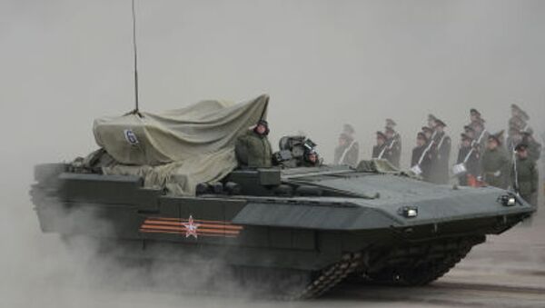 The Armata IFV during training to Parade of the Victory - Sputnik Mundo