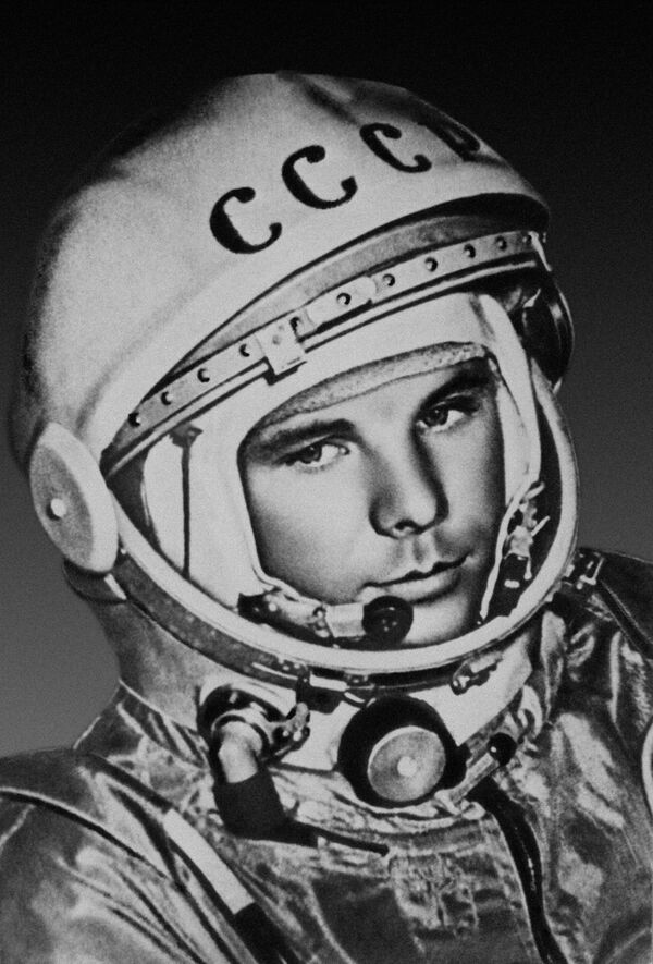 Yuri Gagarin antes de partir al cosmos Yuri Gagarin antes de partir al cosmos - Sputnik Mundo