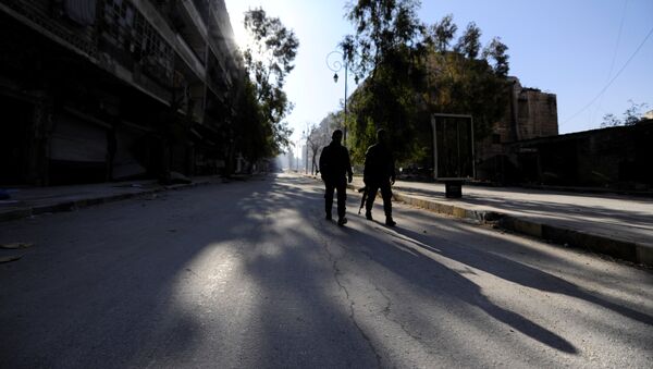 Fuerzas gubernamentales sirias en Alepo - Sputnik Mundo