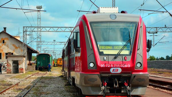 Tren DP-S ruso en Serbia - Sputnik Mundo