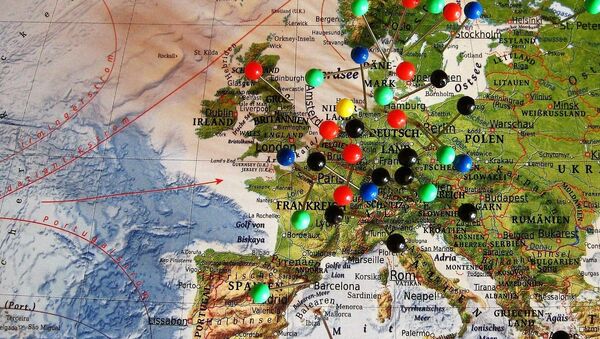 El mapa de Europa - Sputnik Mundo
