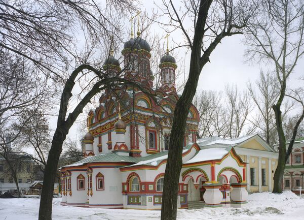 La iglesia de San Nicolás, en Bersenevka - Sputnik Mundo