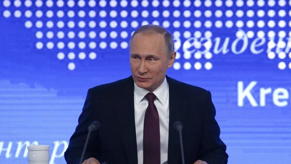 Rueda de prensa de Vladímir Putin - Sputnik Mundo