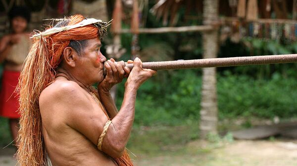 Indígena de la Amazonía peruana - Sputnik Mundo