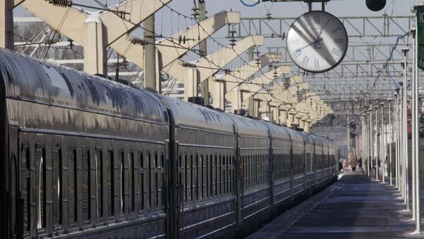 Estación de tren en Rusia - Sputnik Mundo